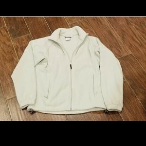 Columbia Columbia Women's Fleece in Mint Green color. Zip Up Jacket Size Small.
